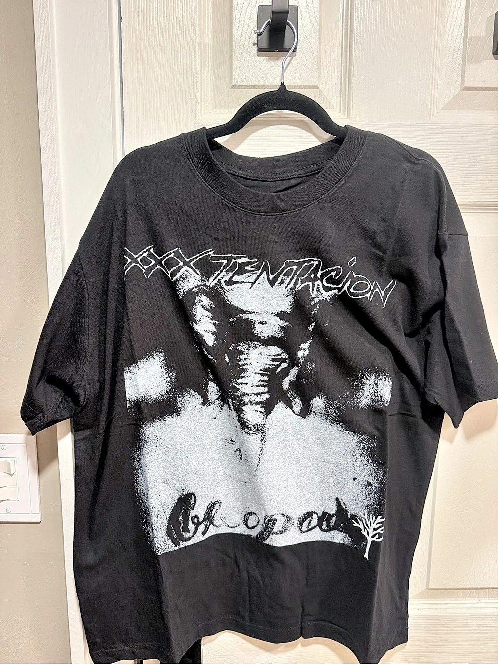 XXXTentacion Bad Vibes Forever Tattoo Tee Black & White XL